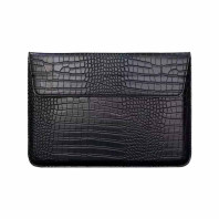 Чехол-папка Crocodile Leather Sleeve для MacBook Pro 14" M1 (2021) Black